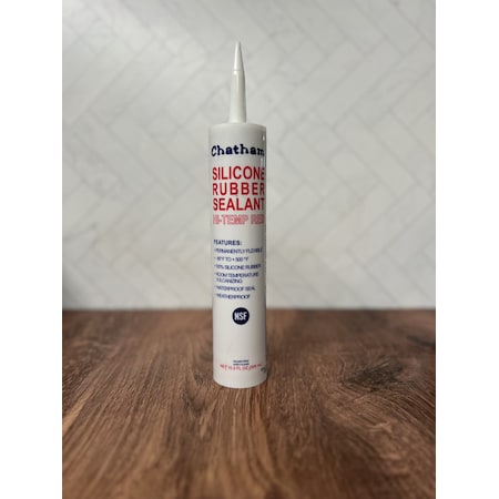 Chatham Brass High Temp Red Caulker, 10.3 oz High Temp Red Silicone 12RED